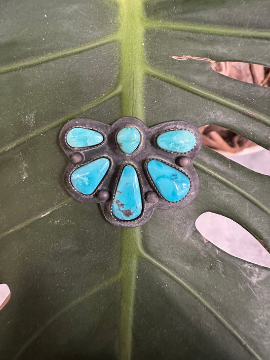 Made-to-order mixed turquoise bloom