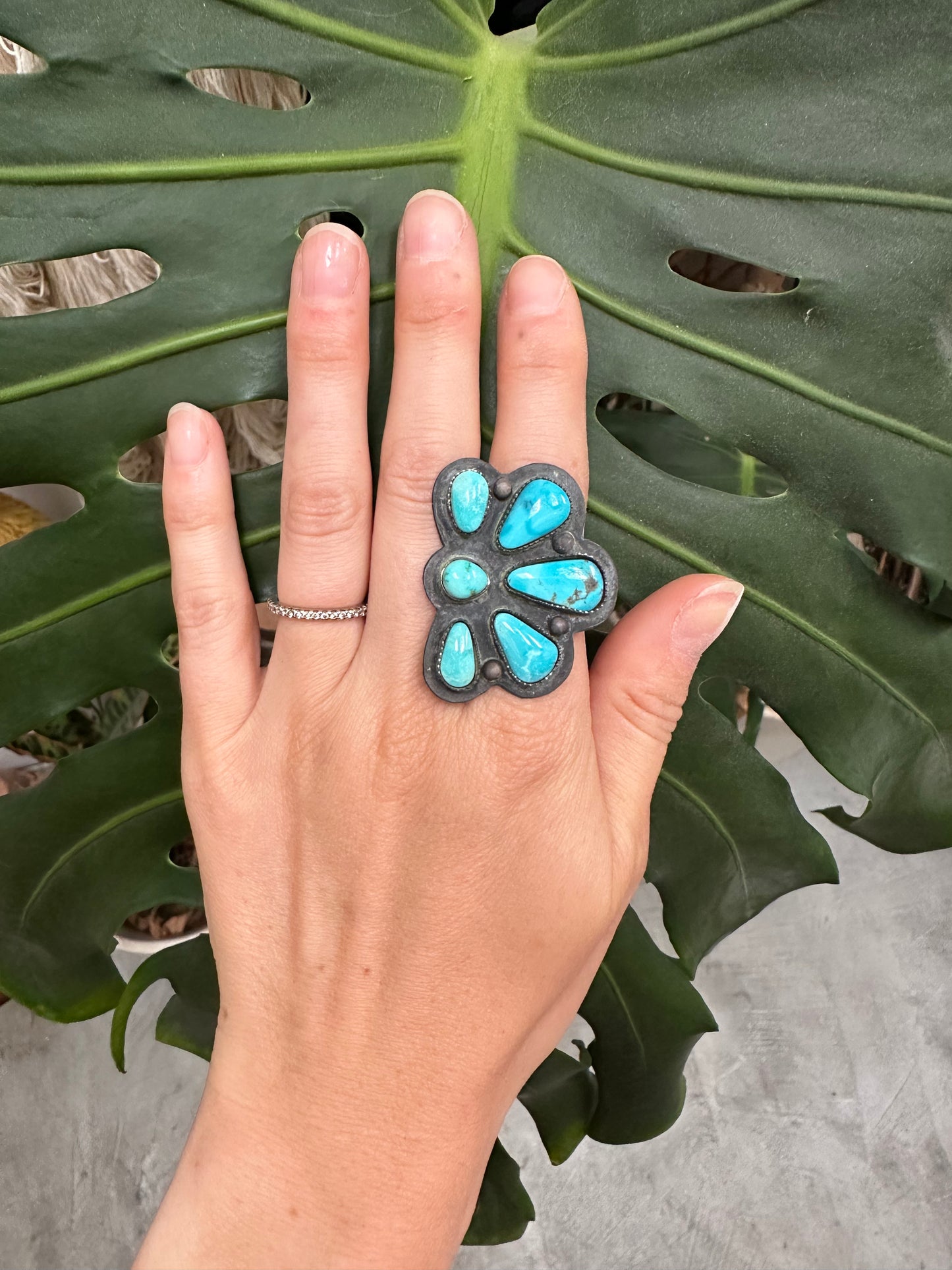 Made-to-order mixed turquoise bloom