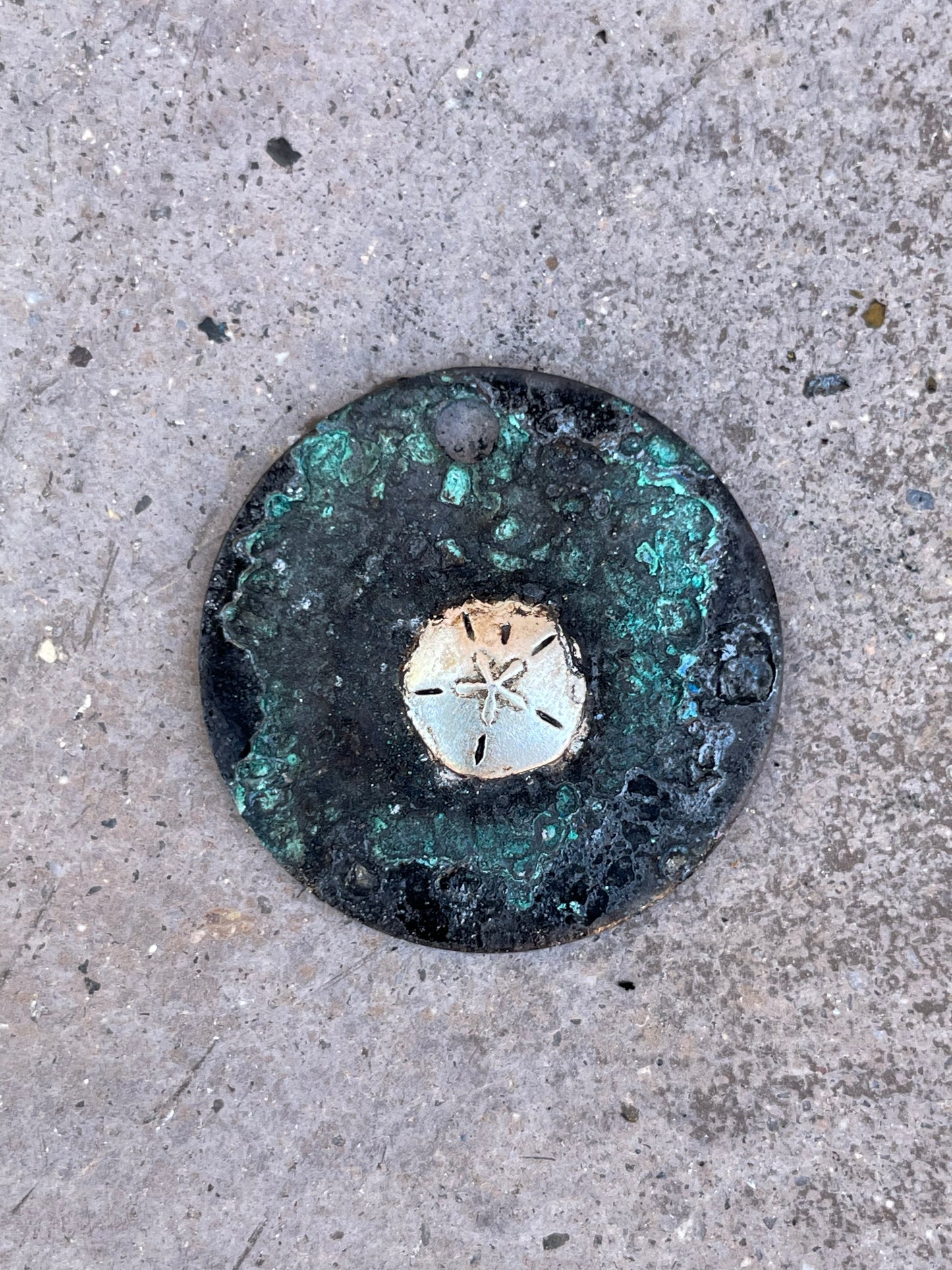 Sand Dollar Keychain