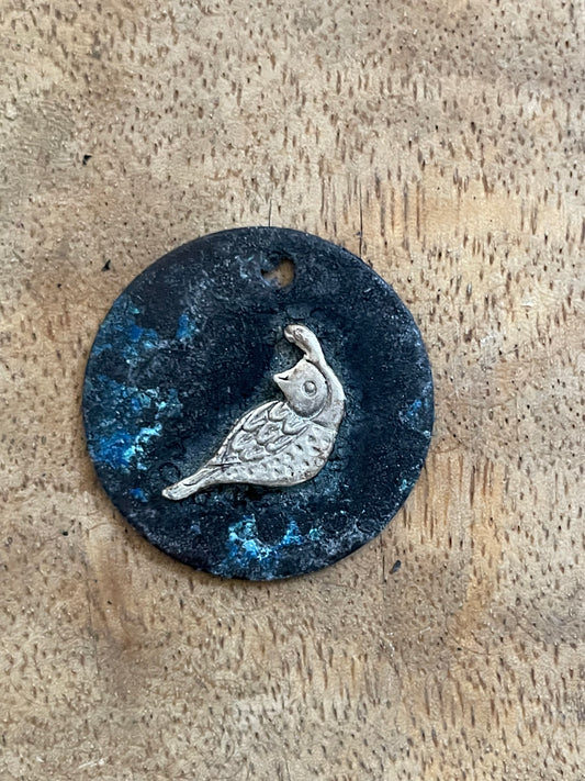 Quail Keychain