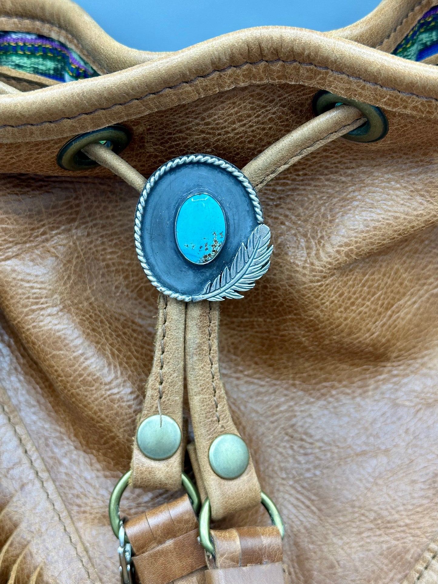 Paiute Turquoise Bolo