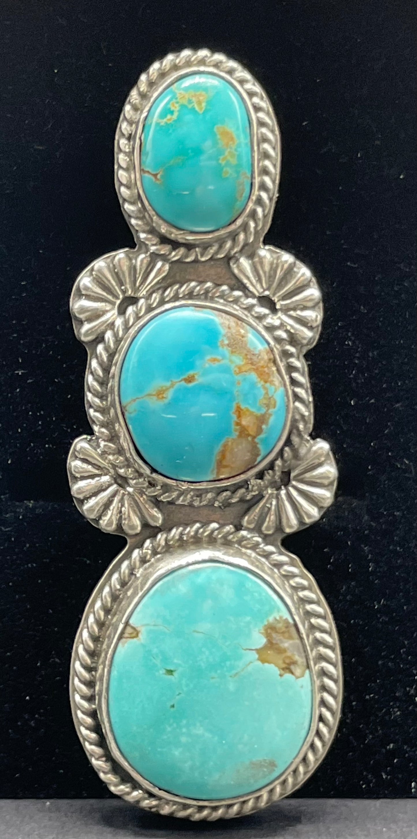 Sierra Nevada & Iron Maiden Turquoise Triple Ring